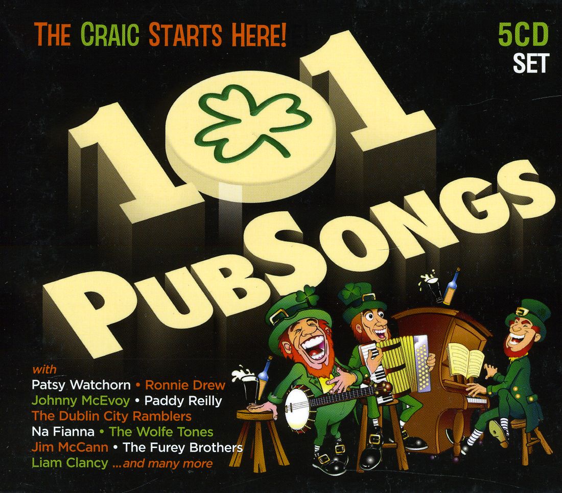 101 Pub Songs - Various Artists ( 5CD Set )