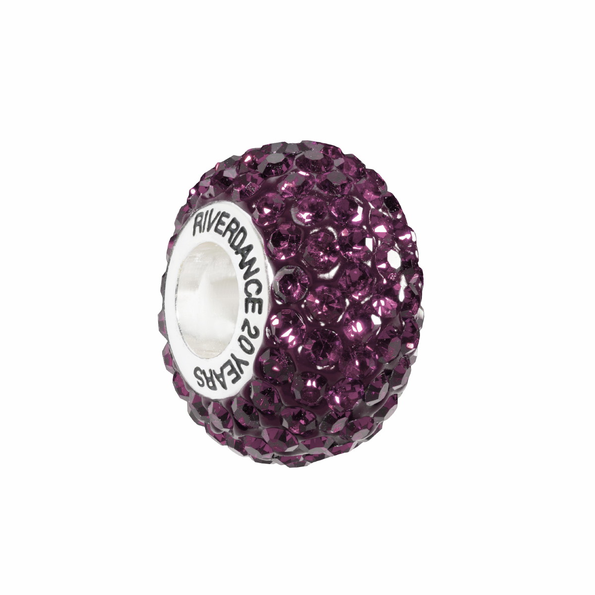 Official Riverdance20 Crystal Encrusted Bead - Purple