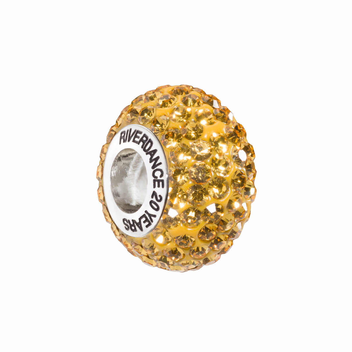 Official Riverdance20 Crystal Encrusted Bead - Yellow